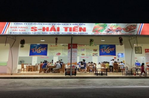 Nhà hàng ở biển Hải Tiến